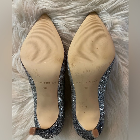 Marc Fisher Debuta Glitter Heels - Picture 7 of 7